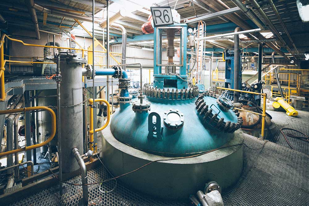 Tri-tech glass reactor